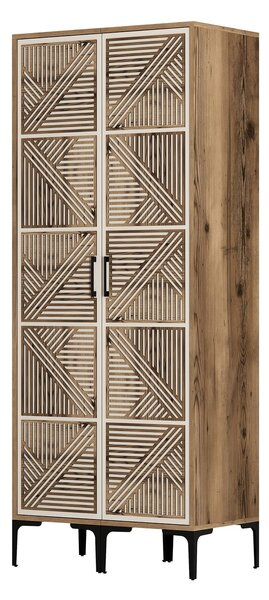 Dulap de haine Kiara PP (Nuc + Crem). Promo -19%. 1088602