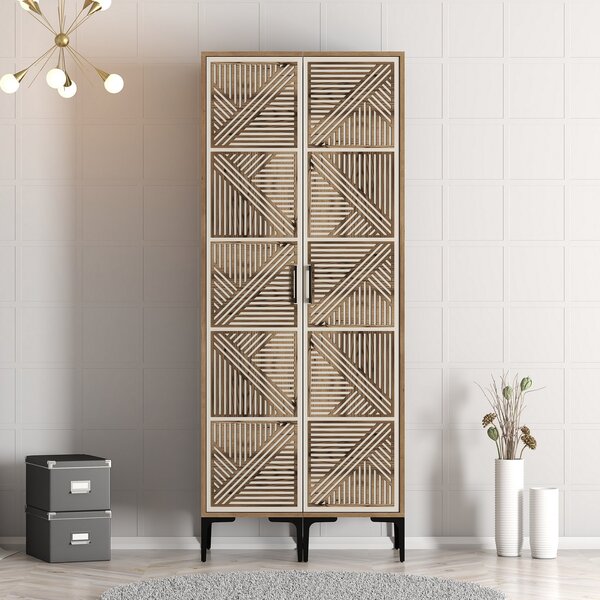 Dulap de haine Kiara PP (Nuc + Crem). Promo -19%. 1088602