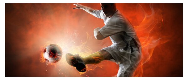 Tablou - Fotbalistul (120x50 cm)