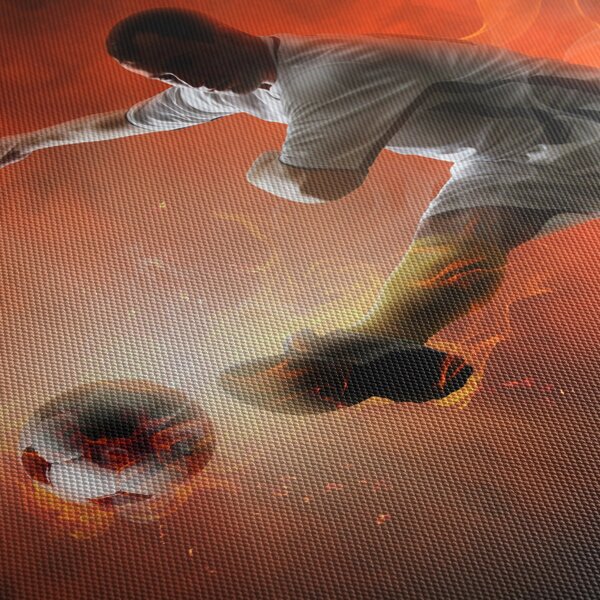 Tablou - Fotbalistul (120x50 cm)