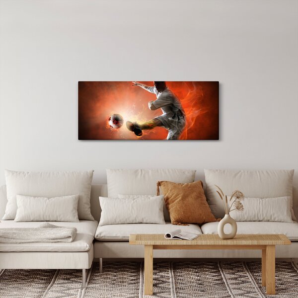 Tablou - Fotbalistul (120x50 cm)