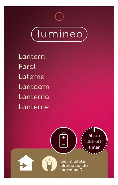Kaemingk Lampă de masă LED 898043, felinar, împletitură, reglabil, Modern, Felinar
