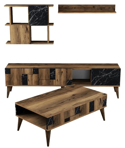 Mobilier living Madre (Nuc + Negru). 1088611