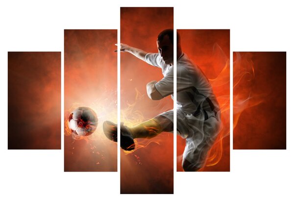 Tablou - Fotbalistul (150x105 cm)