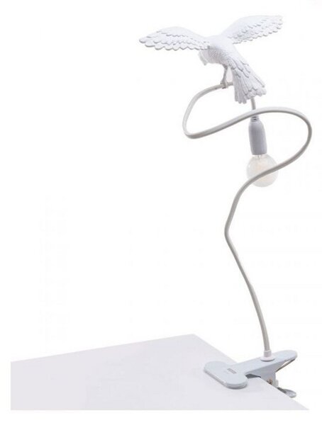 Lampă de masă SELETTI, Alb, Camera de zi, Plastic