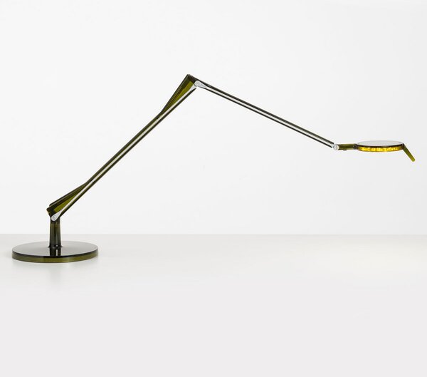 Kartell Aledin Tec lampă de masă LED, verde, Verde, Camera de zi / sufragerie, Plastic, Modern
