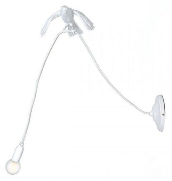 Lampă de perete SELETTI, Alb, Camera de zi, Plastic