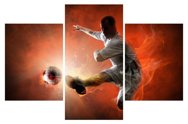 Tablou - Fotbalistul (90x60 cm)