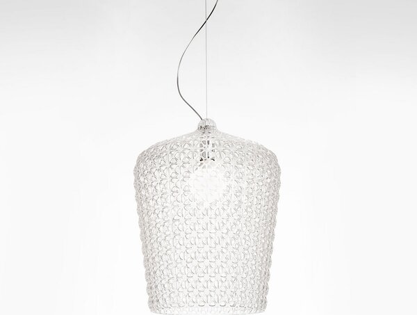 Kartell Kabuki - lampă susp. designer, transp., Transparent, Camera de zi / sufragerie, Plastic, Design