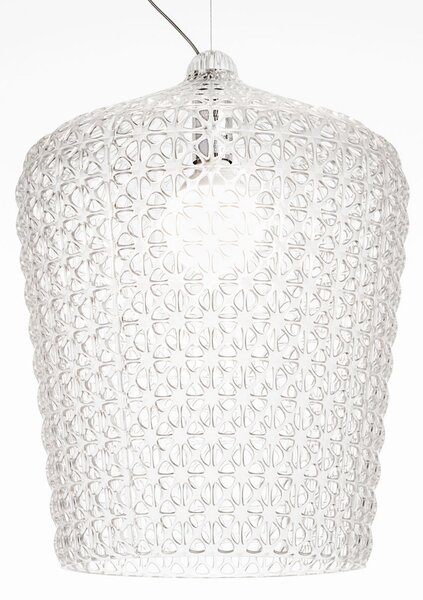 Kartell Kabuki - lampă susp. designer, transp., Transparent, Camera de zi / sufragerie, Plastic, Design