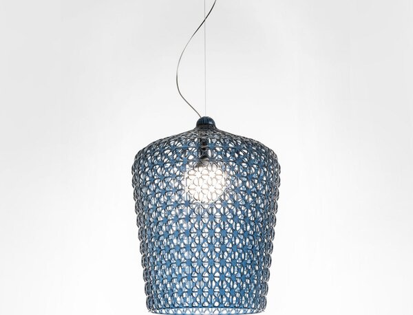Kartell Kabuki lampă susp designer, albast deschis, Albastru, Camera de zi / sufragerie, Plastic, Design