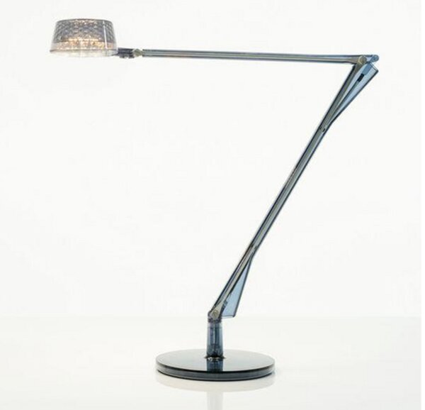 Kartell Aledin Dec - lampă de masă LED, albastru, Albastru, Camera de zi / sufragerie, Plastic, Modern