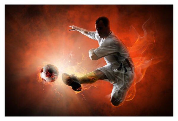 Tablou - Fotbalistul (90x60 cm)
