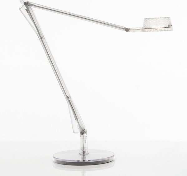 Kartell Aledin Dec - lampă masă LED, transparent, Transparent, Camera de zi / sufragerie, Plastic, Modern