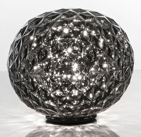 Kartell Planet lampă masă LED sferă, gri fumuriu, Gri, Camera de zi / sufragerie, Plastic, Design