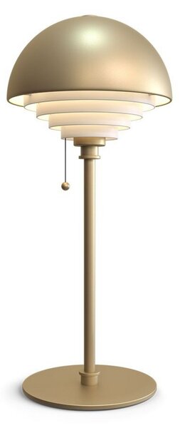 Lampă de masă Herstal, Auriu / Alamă, Camera de zi, Metal