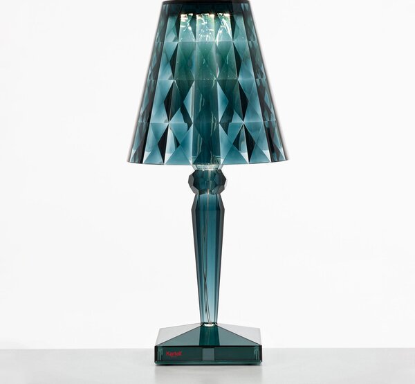 Kartell Big Battery - Lampă de masă IP20, albastru deschis, Albastru, Plastic, Design
