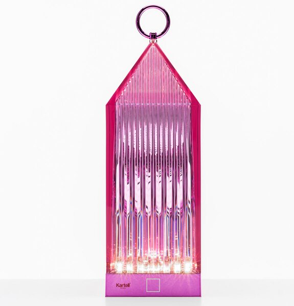 Kartell Lantern lampă de masă LED, lila IP54, Violet, Plastic, Design