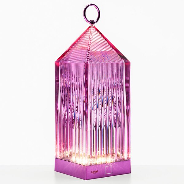 Kartell Lantern lampă de masă LED, lila IP54, Violet, Plastic, Design