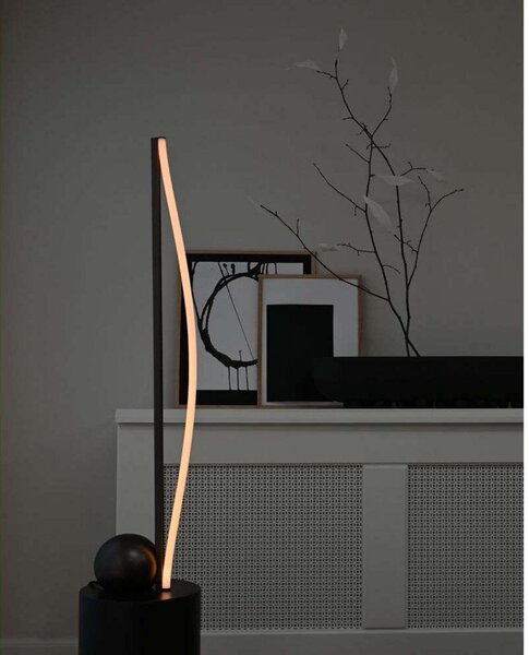 Lampadar 101 COPENHAGEN, reglabil, Bronz / Alamă Veche, Camera de zi, Aluminiu