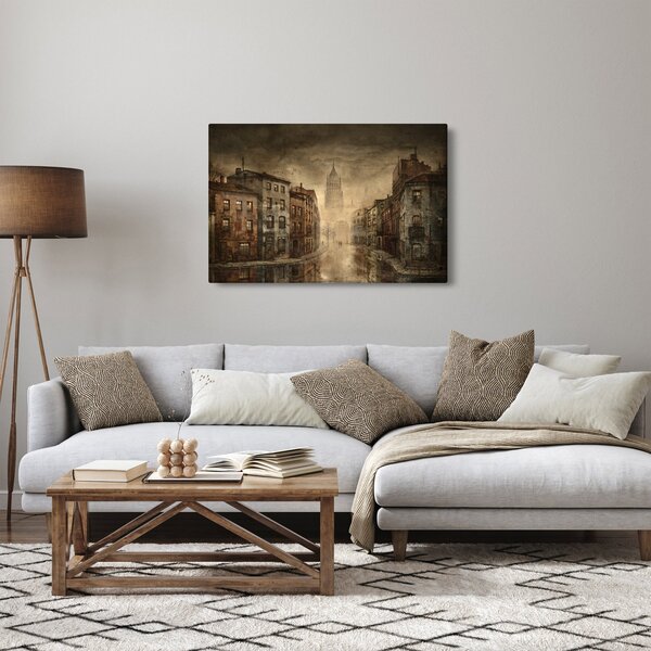 Tablou - Pictura orașului (90x60 cm)