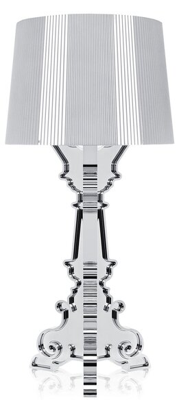 Kartell Bourgie lampă de masă LED, argintiu, reglabil, Metalic, Camera de zi / sufragerie, Plastic, Design
