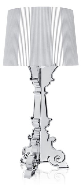 Kartell Bourgie lampă de masă LED, argintiu, reglabil, Metalic, Camera de zi / sufragerie, Plastic, Design