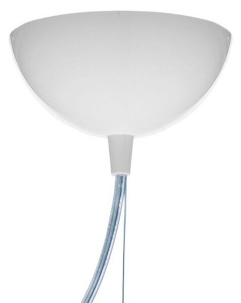 Kartell Small FL/Y lampă suspendată LED alb mat, Alb, Camera de zi / sufragerie, Plastic, Design