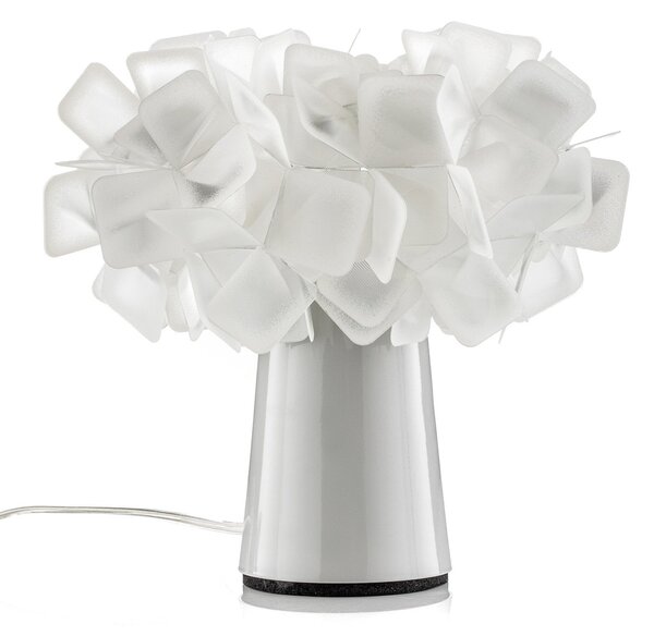 Lampă de masă Slamp, CLIZIA, Alb, Camera de zi, Plastic, Design