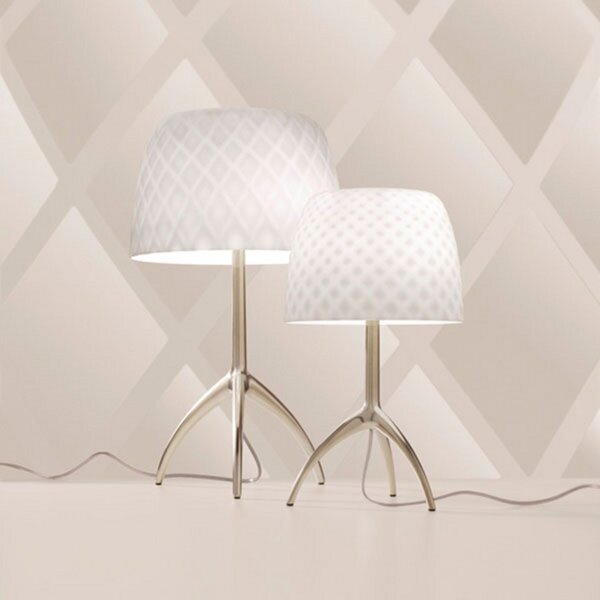 Lampă de masă Foscarini, Lumiere, Alb, Camera de zi, Sticlă, Design