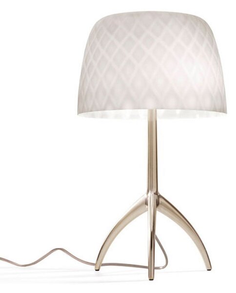 Lampă de masă Foscarini, Lumiere, Alb, Camera de zi, Sticlă, Design