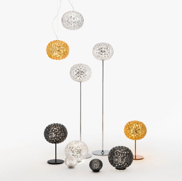 Kartell Mini Planet lampă de masă LED, galben, Galben, Camera de zi / sufragerie, Plastic, Design