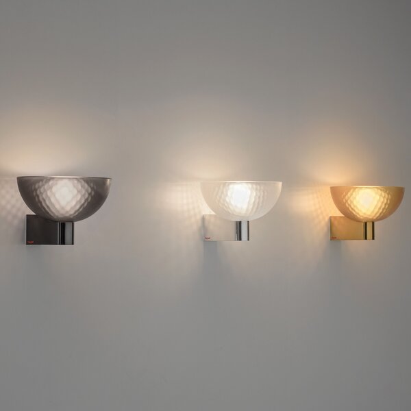 Kartell Fata aplică de perete LED gri fumuriu, Gri, Camera de zi / sufragerie, Plastic, Design