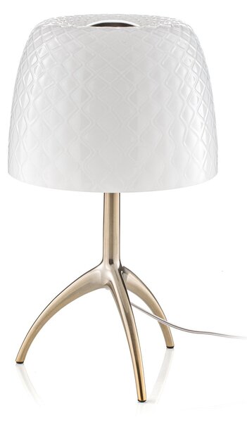 Lampă de masă Foscarini, Lumiere, Alb, Camera de zi, Sticlă, Design