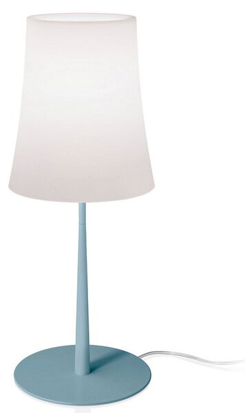 Lampă de masă Foscarini, Birdie Easy Grande, Albastru, Camera de zi, Metal, Design