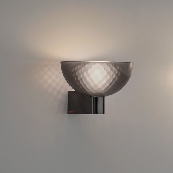Kartell Fata aplică de perete LED gri fumuriu, Gri, Camera de zi / sufragerie, Plastic, Design