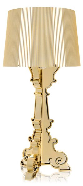Kartell Bourgie lampă de masă LED E14, auriu, reglabil, Auriu / Alamă, Camera de zi / sufragerie, Plastic, Design