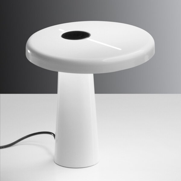 Lampă de masă Martinelli Luce, Hoop, Alb, Studiu / Birou, Plastic, Design