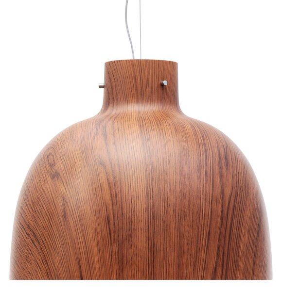 Kartell Bellissima lampă suspendată, aspect lemn, Lemn, Camera de zi / sufragerie, Plastic, Design