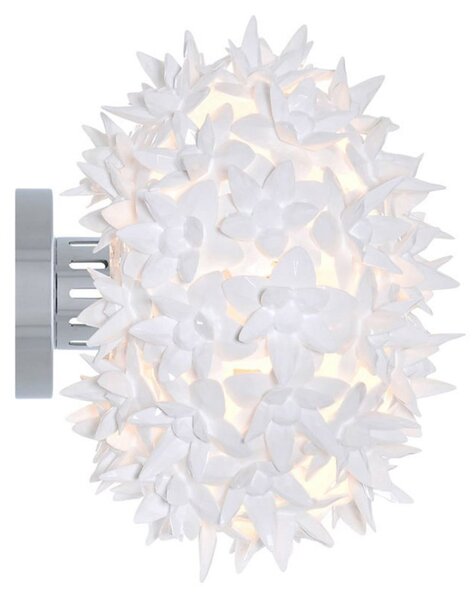 Kartell Bloom CW2 plafonieră cu LED G9, alb, Alb, Camera de zi / sufragerie, Plastic, Design