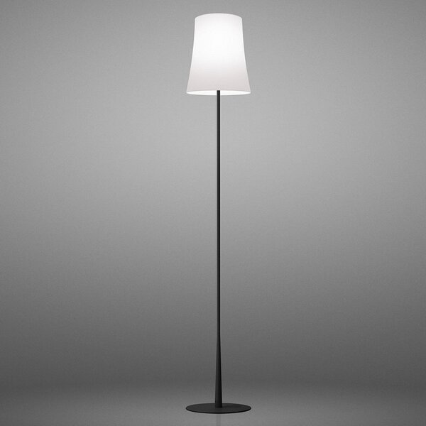 Lampadar Foscarini, Birdie Easy, Negru, Camera de zi, Metal, Design
