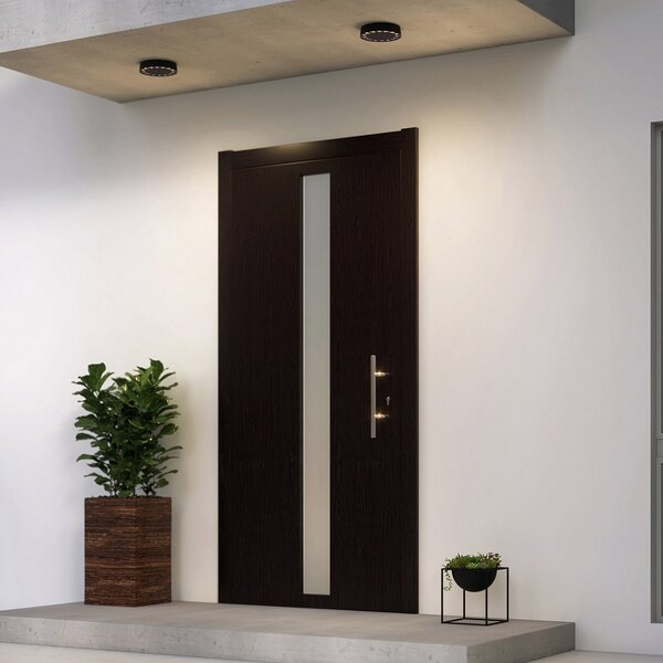 Plafoniere Lucande, Kelissa, Negru, Baie, Metal, Modern