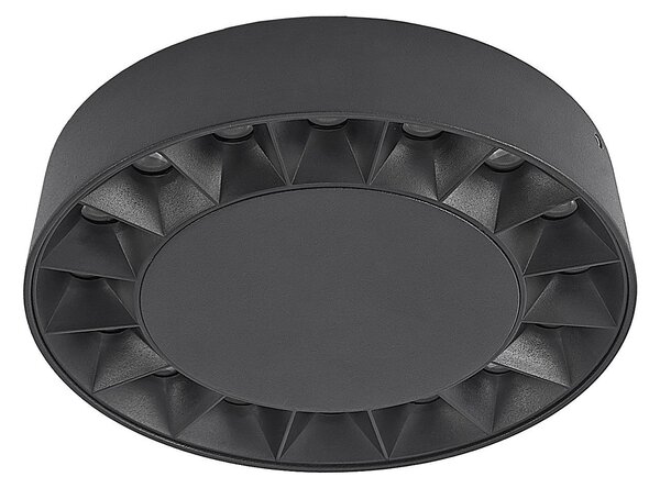 Plafoniere Lucande, Kelissa, Negru, Baie, Metal, Modern