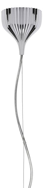 Kartell Gé lampă suspendată LED, cromată, Metalic, Camera de zi / sufragerie, Plastic, Design