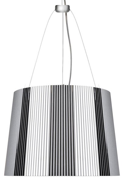 Kartell Gé lampă suspendată LED, cromată, Metalic, Camera de zi / sufragerie, Plastic, Design