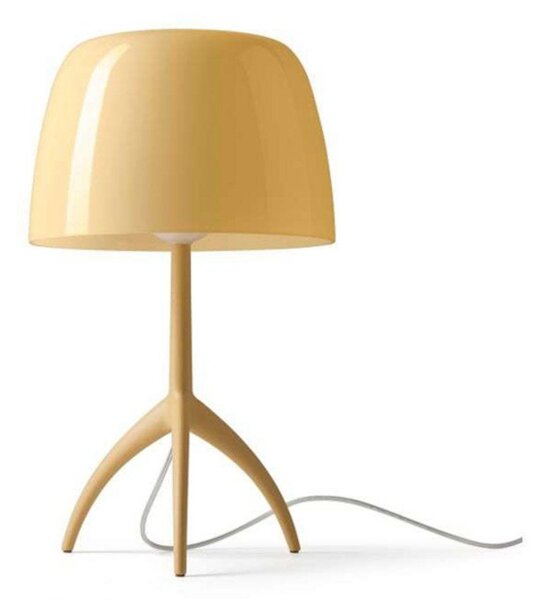 Lampă de masă Foscarini, reglabil, Galben, Aluminiu