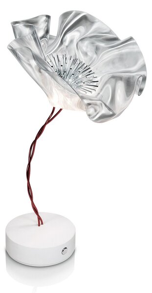 Lampă de masă Slamp, Lafleur, reglabil, Transparent, Camera de zi, Plastic, Design