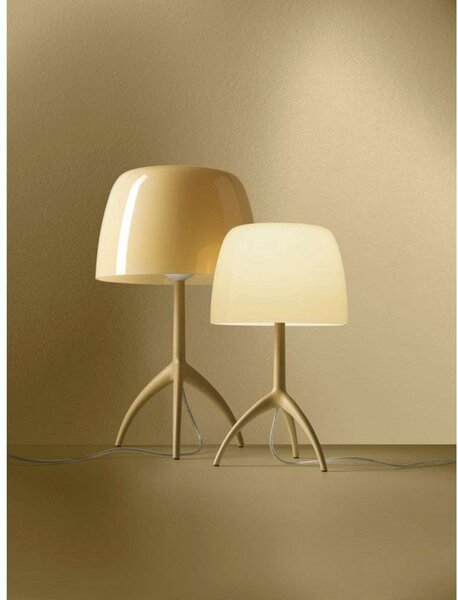 Lampă de masă Foscarini, reglabil, Galben, Aluminiu