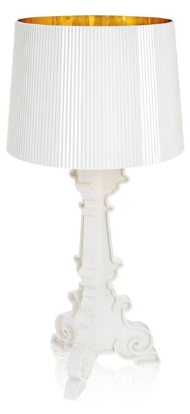 Kartell Bourgie lampă de masă LED E14, alb/auriu, reglabil, Alb, Camera de zi / sufragerie, Plastic, Design