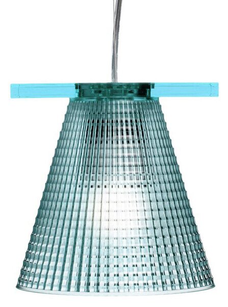 Kartell Light-Air lampă suspendată LED, albastru, Albastru, Camera de zi / sufragerie, Plastic, Design